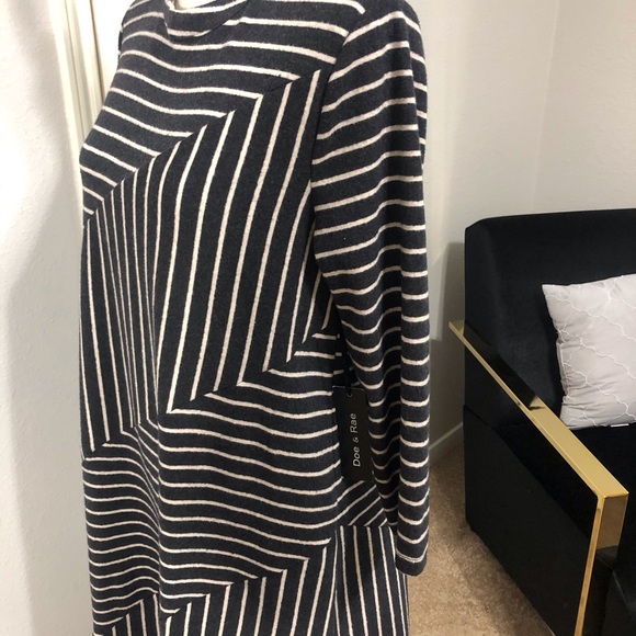 NWT Anthropologie Doe & Rae Striped Dress - Picture 2 of 4